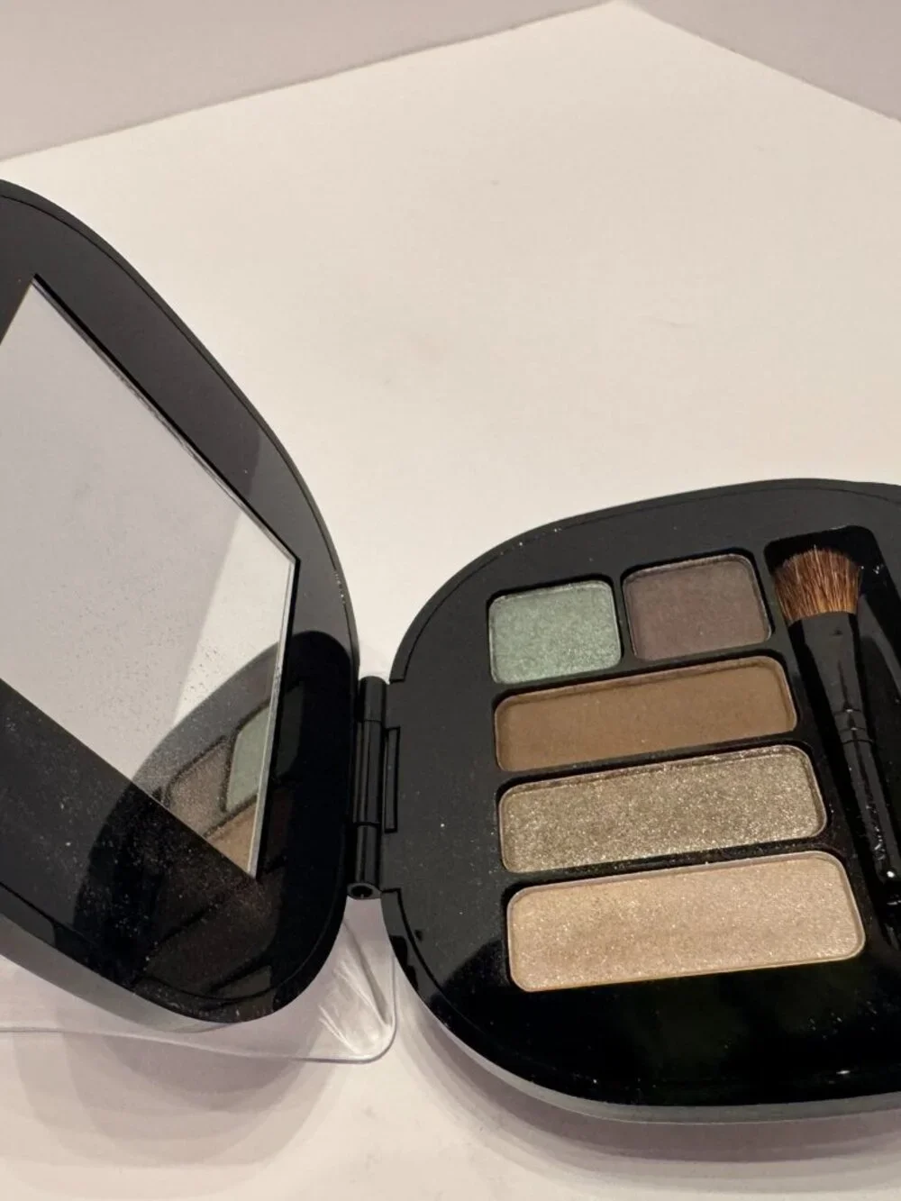 MAC Fabulousness 5 Neutral Eyes Eyeshadow Palette Mint Satin Bow Compact New